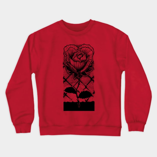 SUNRISE FLOWER Crewneck Sweatshirt by luccablack